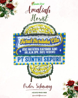 Papan Bunga Duka di Pija